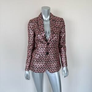 J.Crew women metallic jacket size 2 US Retail 780$